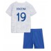 Maillot de foot France Karim Benzema #19 Extérieur vêtements enfant Monde 2022 Manches Courtes (+ pantalon court)